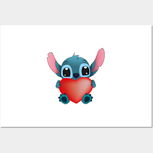 Stitch LOVE Posters and Art